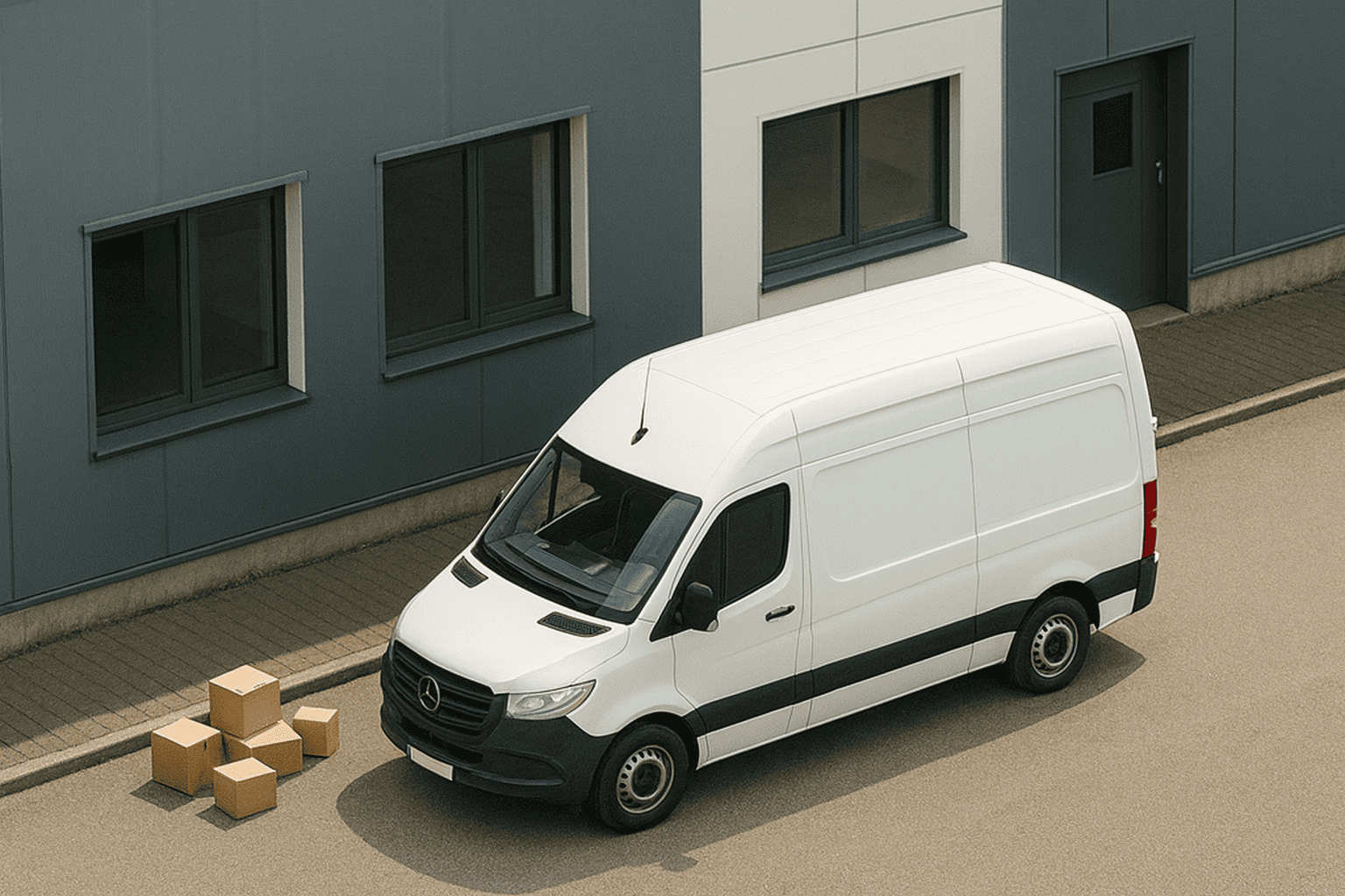 Delivery van